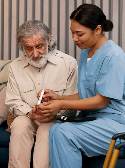 Family sharing their home care experience